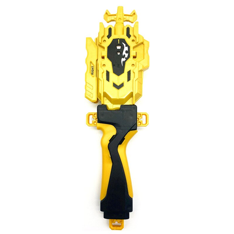 Explosão bey l/r corda ruler lançador sparking grip lidar com superking girando superior giroscópio brinquedos para crianças pre: 08