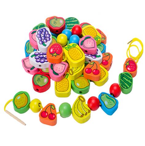 26/70 stücke Karikatur Ebene Obst Geometrie Block bespannen perlen Spielzeug freundlicher Lernen & Bildung Bunte Produkte freundlicher Spielzeug ZXH