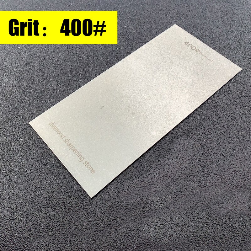 Diamond stone Sheet Sharpening stone knife sharpener 80-3000 grit Kitchen knife grinding tools sharpener Garden Abrasives: Grit 400
