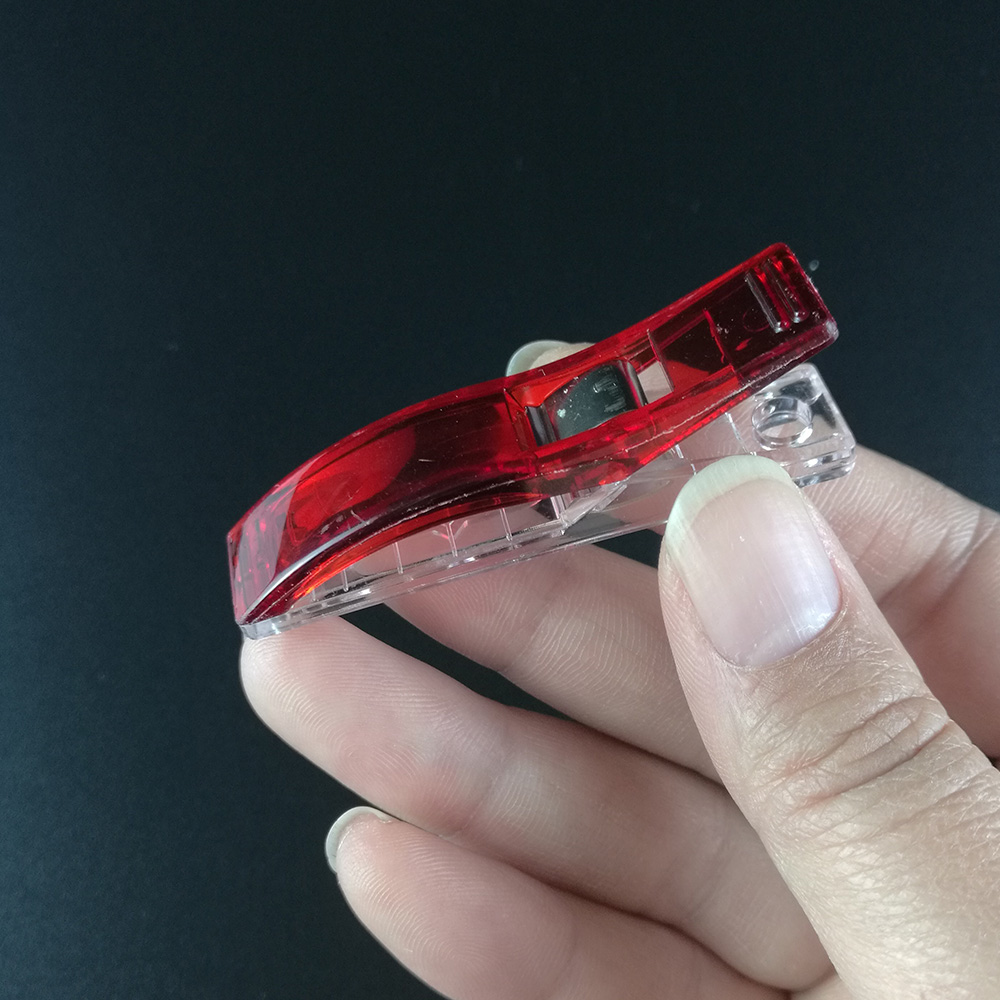 10 stk kløver pvc plastik clips til strikning hæklet patchwork syning gør-det-selv håndværk quilt quilting clips beklædningsclips