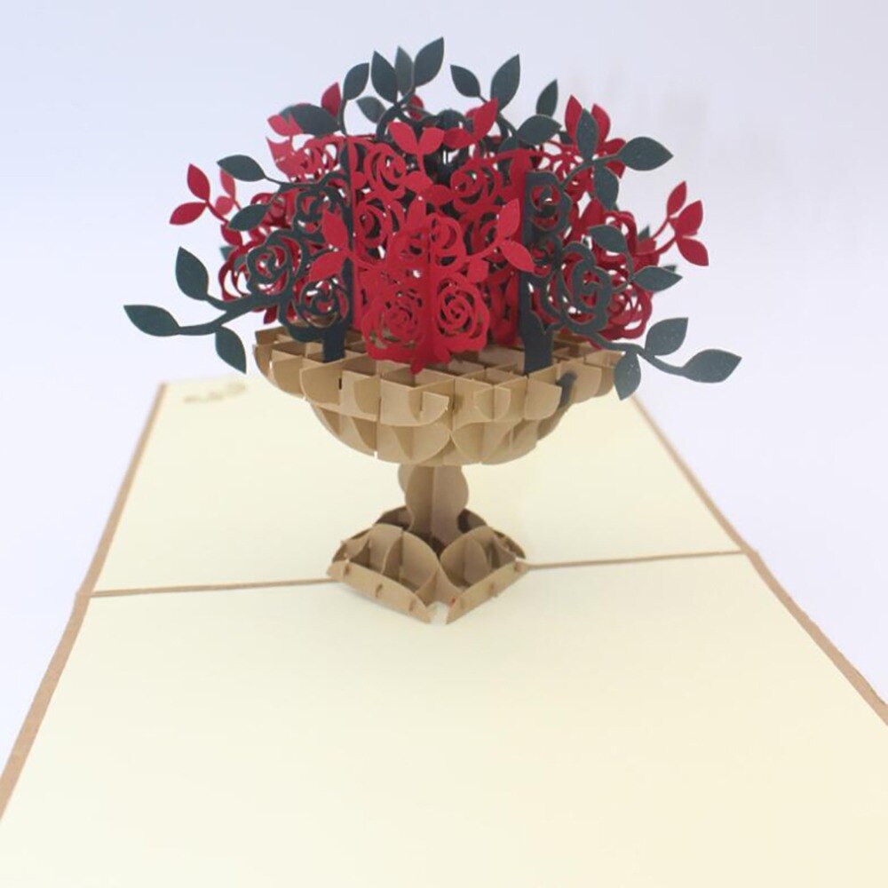 Schatz Schüssel 3D Pop hoch Karten Valentines Schild Postkarte Mit Umschlag Aufkleber Hochzeit Einladung Grußkarten Jahrestag