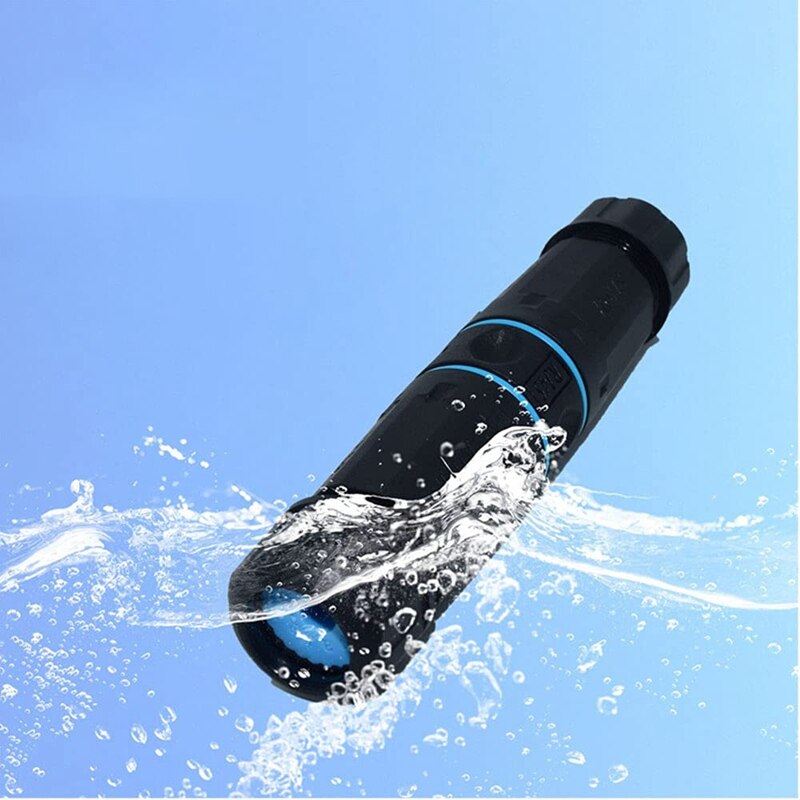 5 Pcs RJ45 Connectors IP68 Waterproof Shielded (STP) Cat6 Ethernet LAN Cable Connector