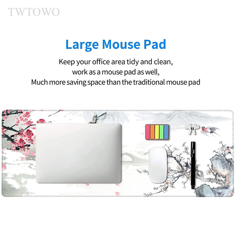 Japanischen Stil Kirsche Blüte Vogel Sakura Maus Pad Spielen XL Große Neue Mousepad XXL Maus matt tastatur Pad Computer Maus matt