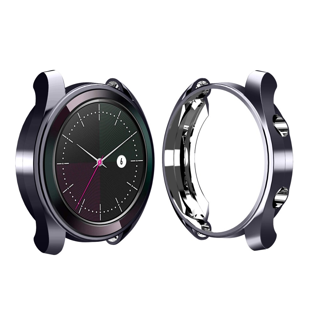 Tpu-hoesje voor huawei watch  gt 42mm, beschermhoes voor ultradun frame, smartwatchaccessoires: Grijs