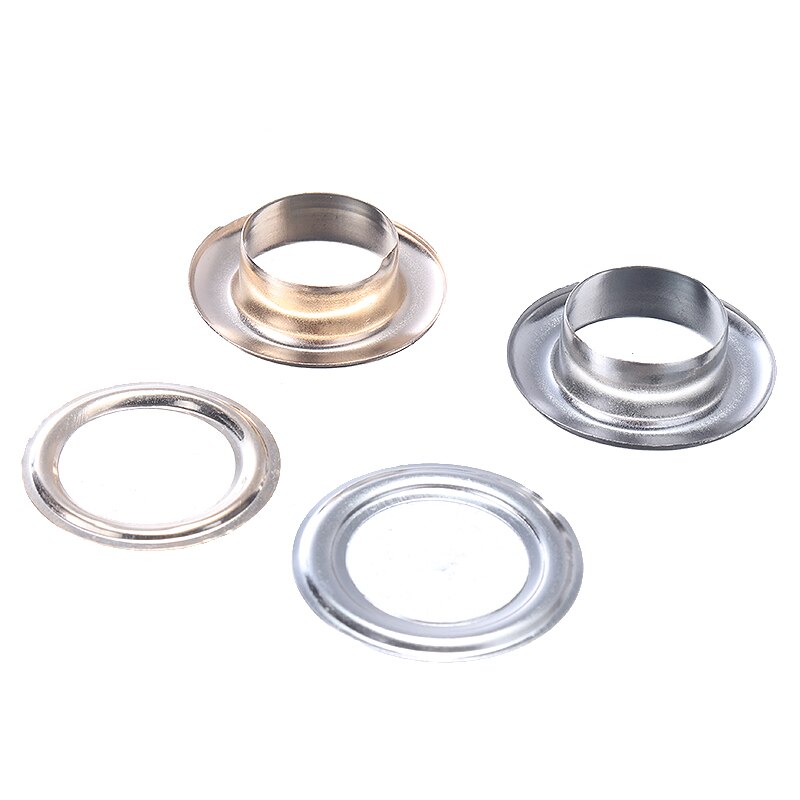 120 sets Silver Gold Eyelet Punch Die Tool Set Metal Button for Leathercraft Clothing Shoes Belt Bag Grommet