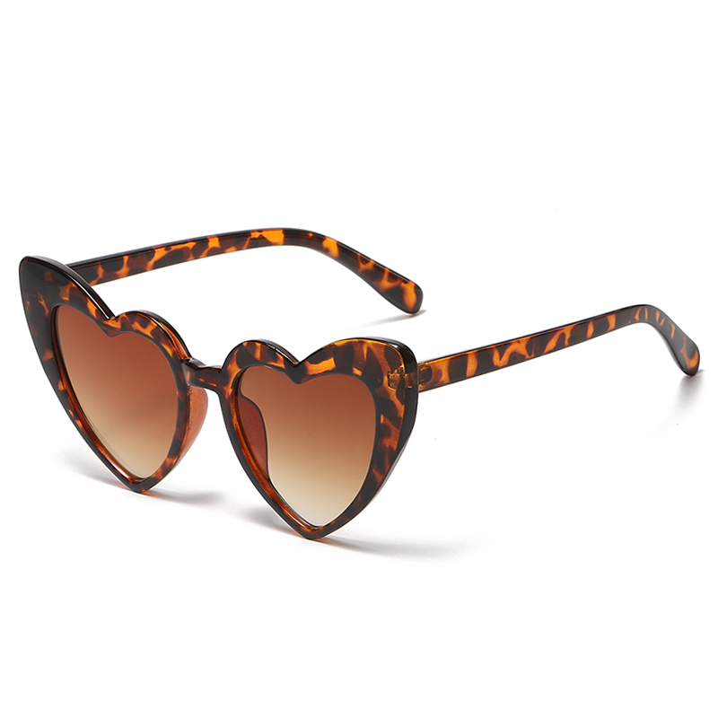 Owl City Heart Sunglasses Women Vintage Red Hearts Shaped Sunglass Ladies Retro Brand Eyewear 90s for Female Shades