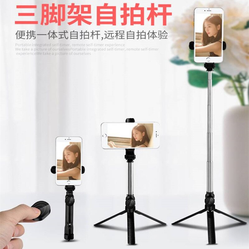 Selfie Stick Treppiede - XT10 - Telecomando Bluetooth - Orizzontale e Verticale - Portatile