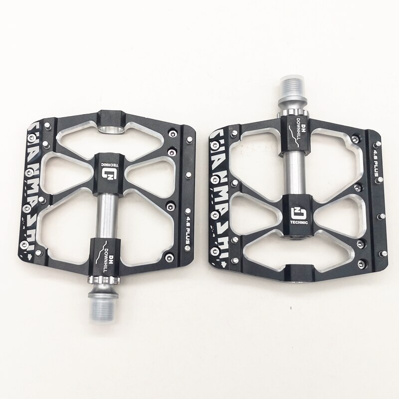 Ultralätt dh mtb bmx 3 -lager plattform cykelpedal aluminiumlegering landsvägscykelpedaler 4 färger tillgängliga: Svart