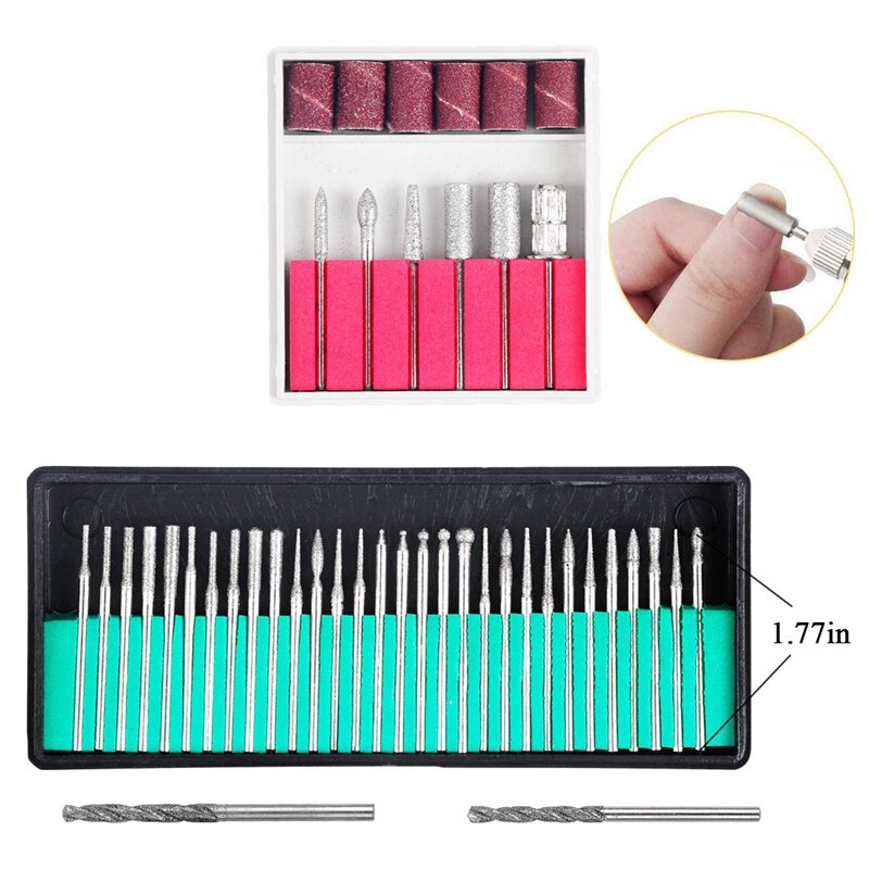 Kit de herramientas de grabado de 70 piezas, bolígrafo de grabado eléctrico multifunción, herramienta rotativa de bricolaje para joyería de vidrio, cerámica, madera, plástico, wit