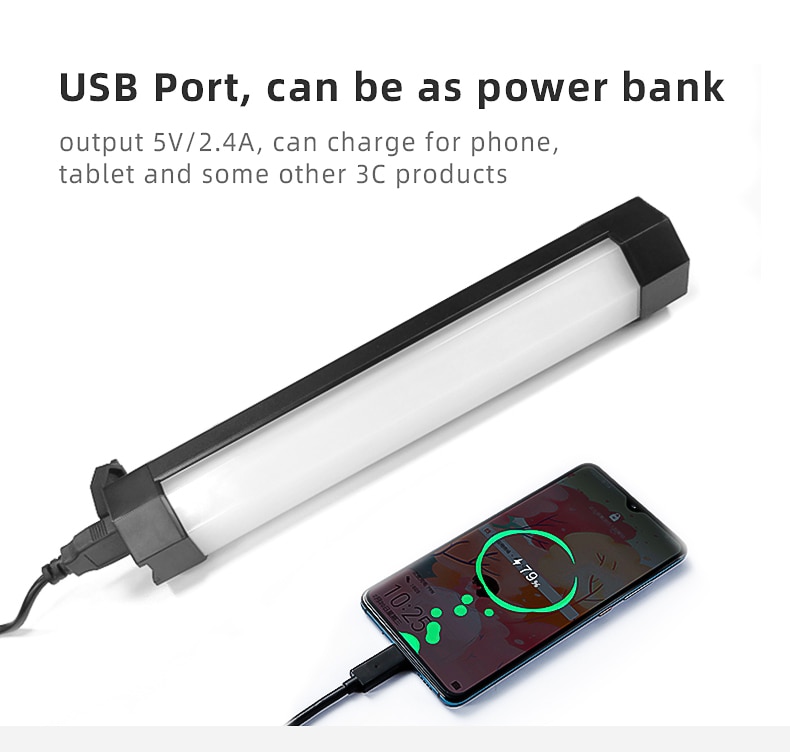 LUXCEO-Palo de luz LED P200 para fotografía, tubo impermeable de mano, RGB, luz suave, Control remoto por aplicación de teléfono portátil