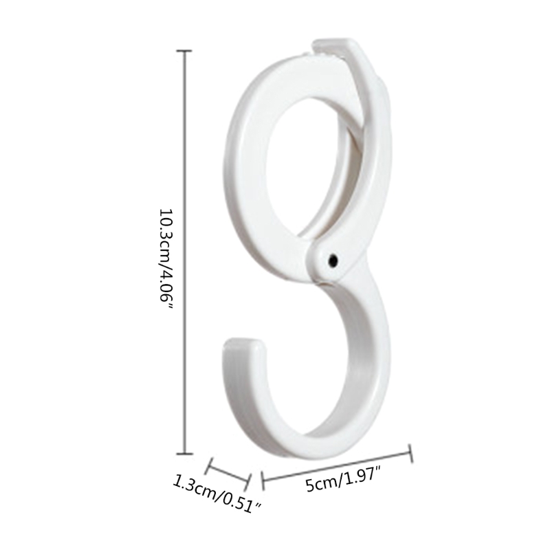 Verstelbare Multifunctionele Clip Haak Voor Diverse Polen Praktische Tafel Side Opknoping Haken Stevig Gesp Anti Slip U90A