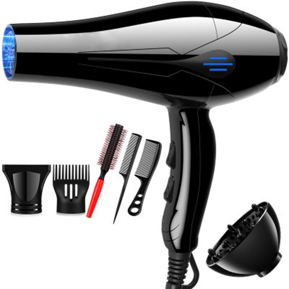 2200W Hair Dryer 240VStrong Power Barber Salon Styling Tools /Cold Air Blow Dryer 5 levels of Adjustment viaje