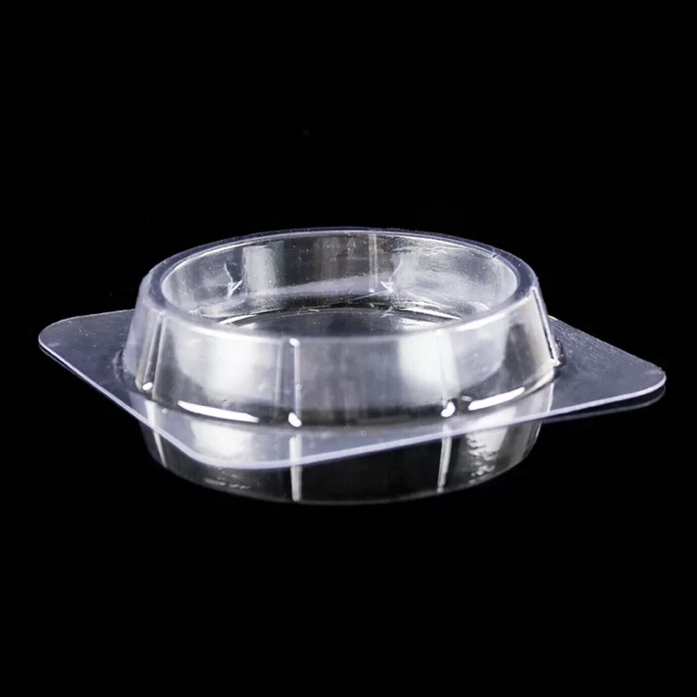 1pc 4-20cm Big Christmas Tress Decorations Ball Transparent Open Plastic Clear Bauble Ornament Box Year: 1x Base