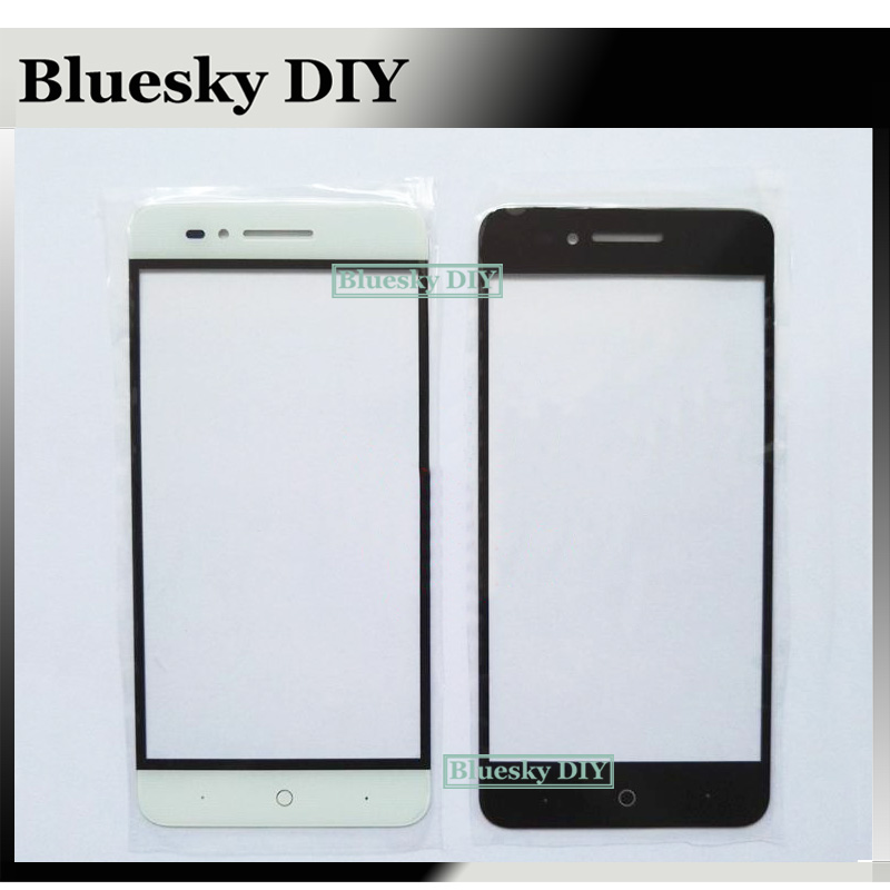 Black-White For ZTE Voyage 4 Blade A610 A610C BA610 TD-LTE Front Outer Glass Lens Repair Touch Screen Outer Glass