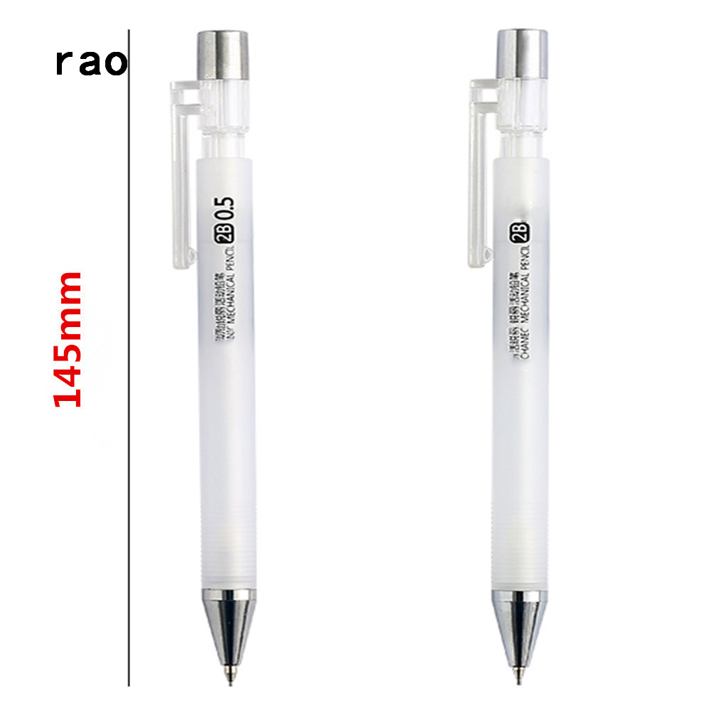 Transparent white 482 Mechanical Pencil School office Sketch drawing pens art Automatic Pencil