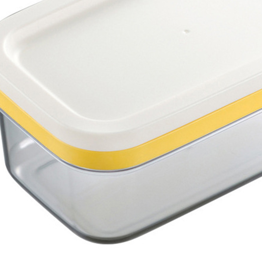 Storage Keeper With Lid Home Food Portable Sealing Rectangle Kitchen Cutting Butter Box Cheese Container Dish