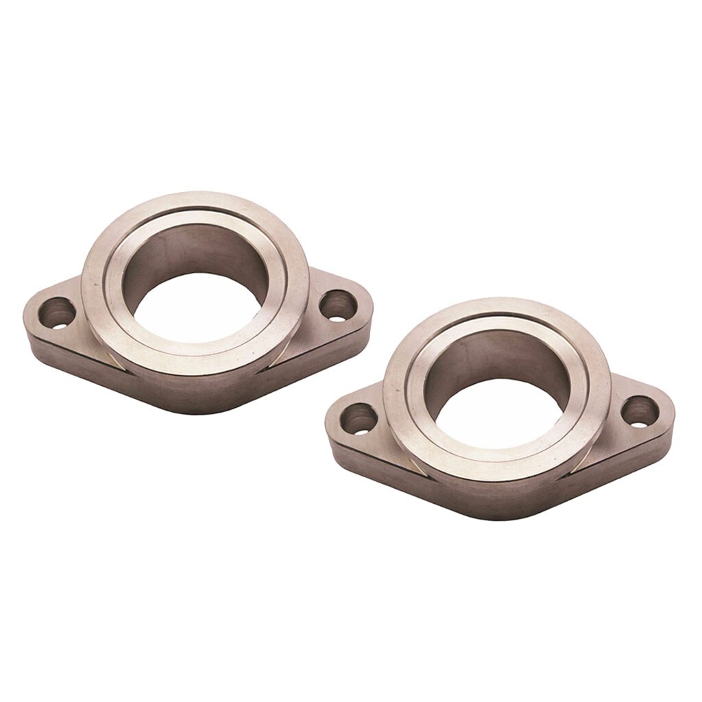 2x Inlet Wastegate Adapter 38mm to 38mm for 2 Bolt Flange Manifold