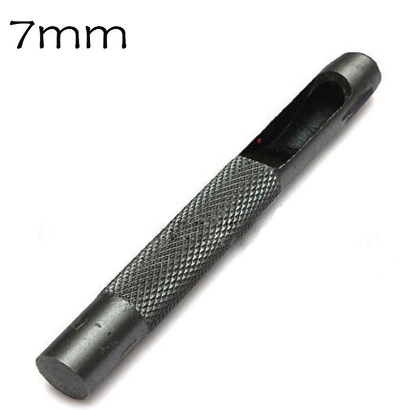 1Pcs Leather Belt Gasket Hollow Hole Punch/ Cutter Tool 3mm-7mm: 7mm