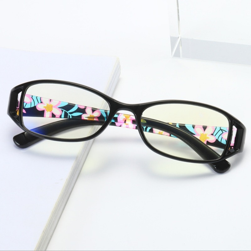 Leesbril Dames Gedrukte Leesbril Anti Blauw Licht Brillen Unisex Zwarte Bril Heren