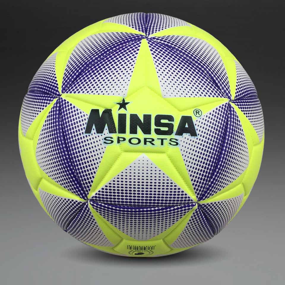 Brand MINSA A++ Standard Soccer Ball PU Soccer Ball Training Balls Football Official Size 5 and Size 4 bal: Size 4 ST5