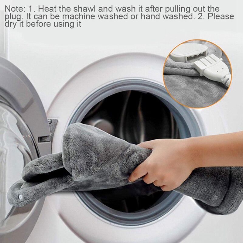 Electric Physiotherapy Heating Pad Blanket Muscle Shoulder Neck Back Heating Shawl Adjustable Temperature EU Plug