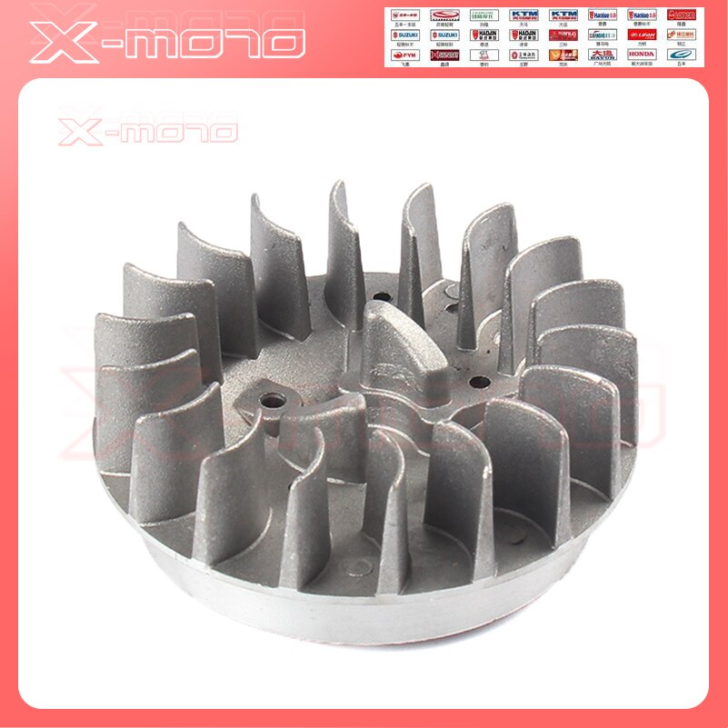 Mini Moto retroceso mayor para volante de motor de arranque para 2 tiempos 47cc 49cc partes del motor de bicicleta de bolsillo chino tierra Quad ATV Crosser