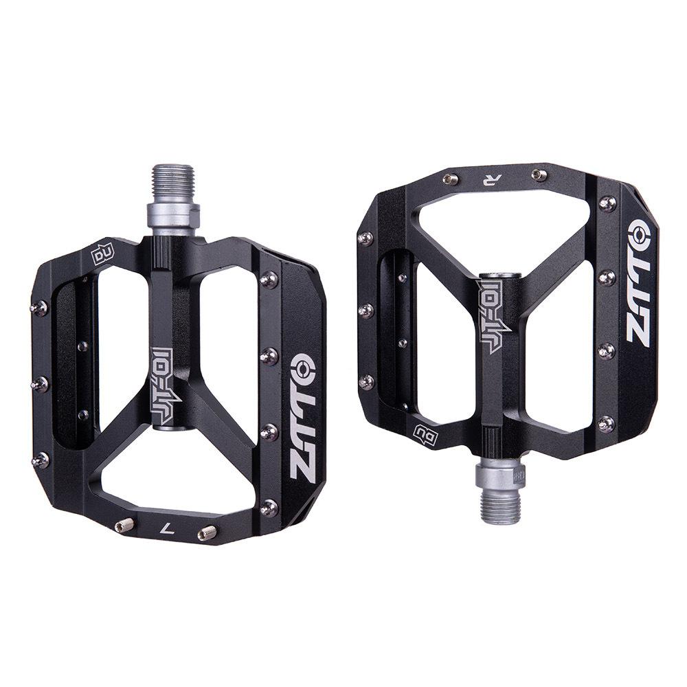 FrontStep Pédales VTT/Route/Ville – Alliage De Magnésium, Antidérapant, Axe Acier Cr-Mo, 336g La Paire – Large Surface, Confort