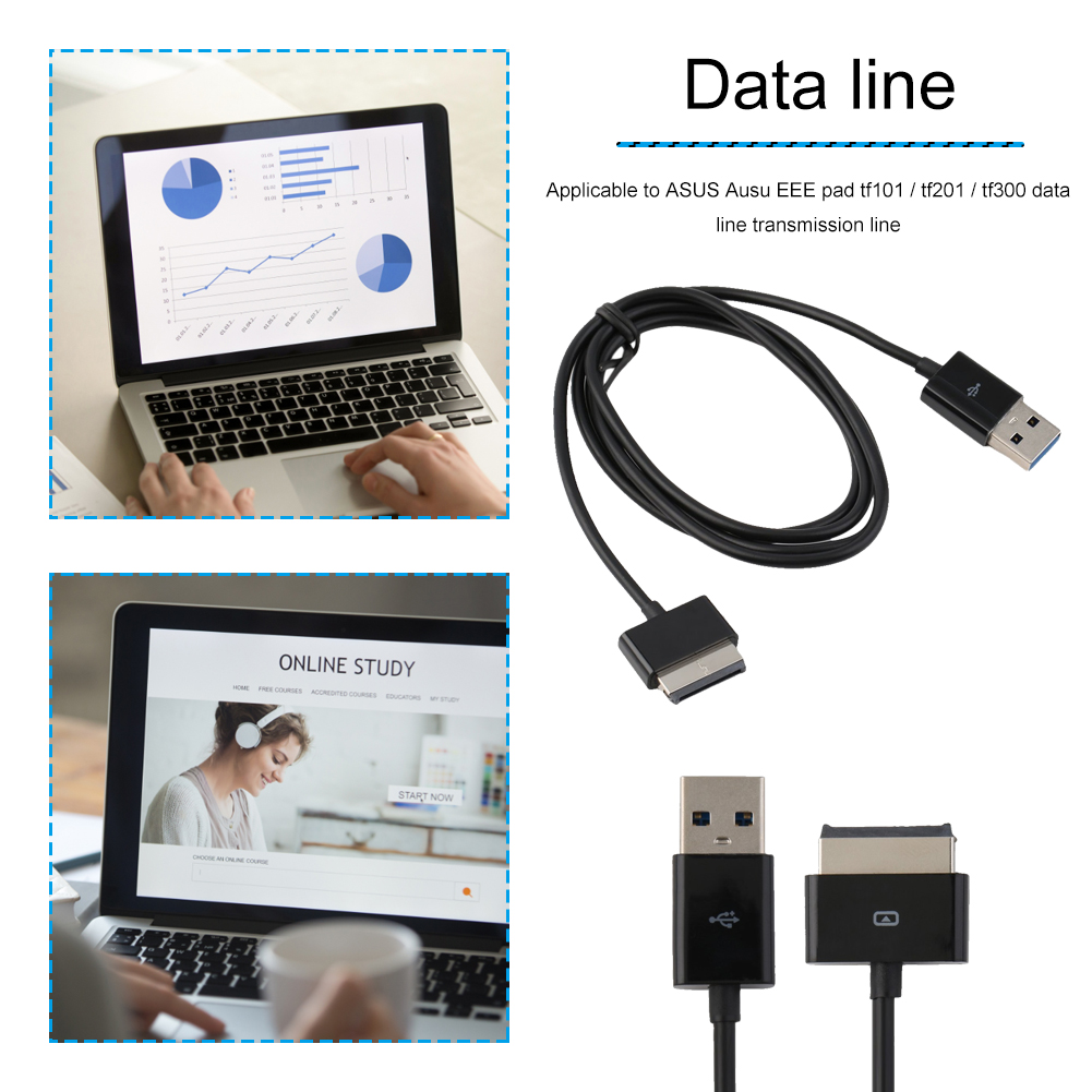 Usb Transfer Gegevens Charger Cable Voor Asus Eee Pad TF101 TF201 TF300 Draagbare Data Overdracht Draad Pad Asus Tablet Oplaadkabel