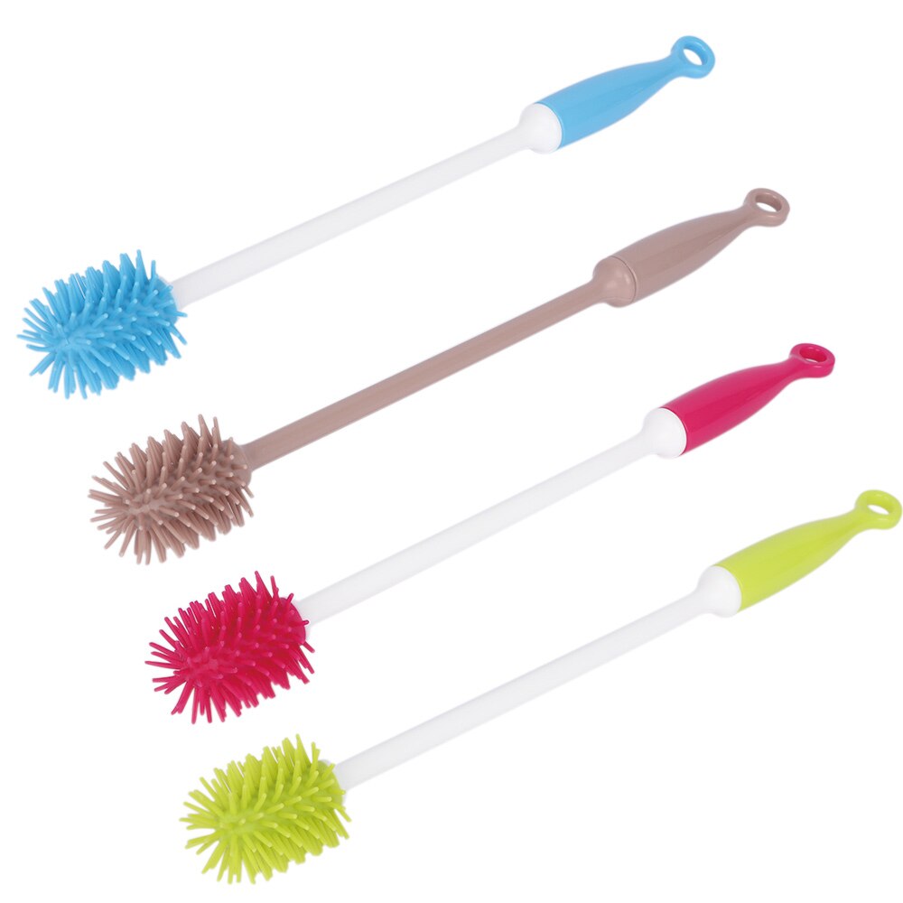 Spazzola di bottiglia Food-grade Silicone Tazza di Strumenti per La Pulizia di Lavaggio del bambino Milk Bottle Brush Narrow Neck Vaso Pennello In Silicone
