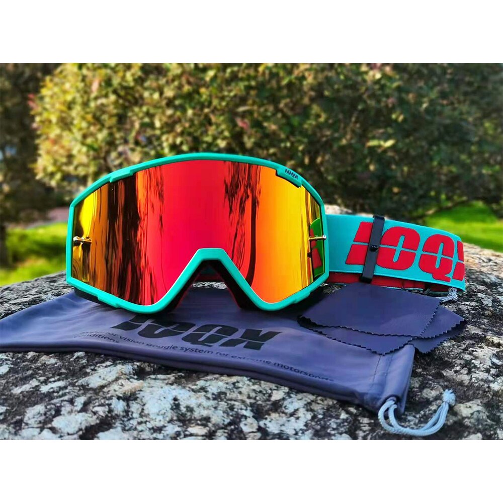 Ioqx Crossmotor Goggles Uv-bescherming Motocross Bril Atv Off Road Skiën Fietsen Lens Sunglass Outdoor Sport Helm Maskers
