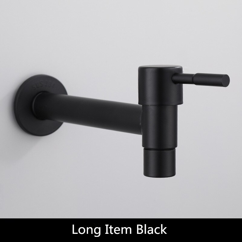 Outside Faucet Mixer tap, washing machine faucet,Black/White toilet bibcocks, copper bibcock,tap,Garden faucet: style 7 black