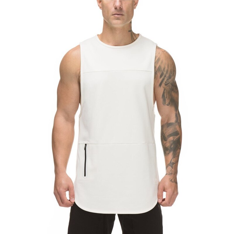 2021Modal Men&#39;s Sports Vest Fitness Running Training Quick-drying Vest Slim Breathable Sleeveless Men Gym Tank Top Men Clothing: C1 / M