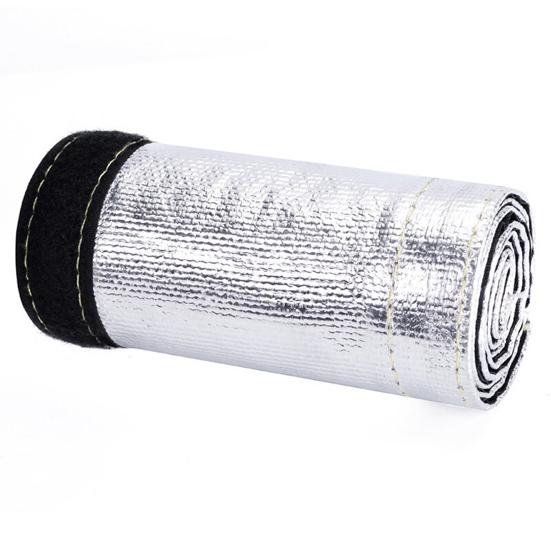 2M Metallic Hitteschild Thermische Fire Mouwen Geïsoleerde Draad Slang Wrap Loom Buis Bescherm Cover Binnendiameter 10/20/30/40Mm