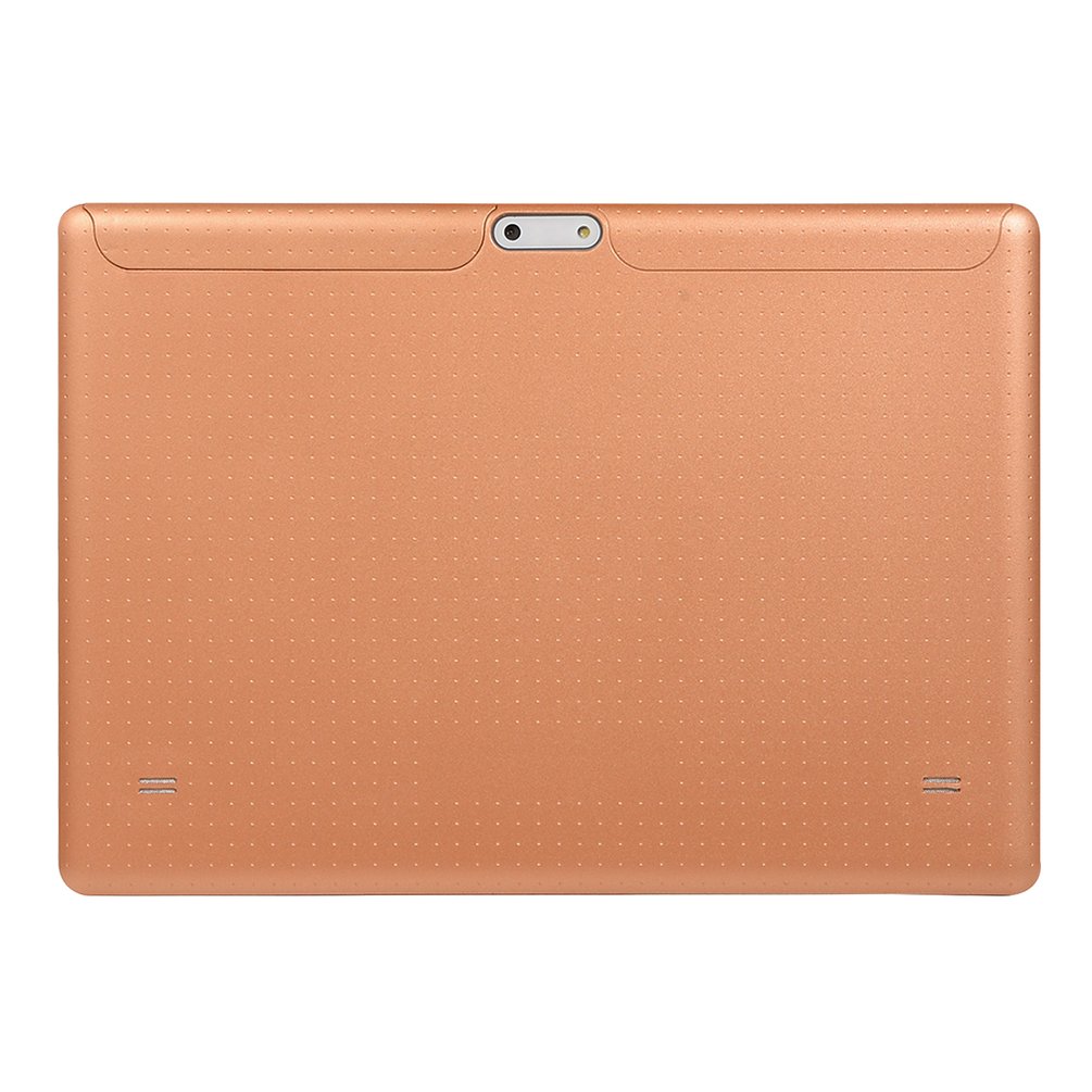 KT107 Plastic Tablet 10.1 Inch HD Large Screen Android 8.10 Version Portable Tablet 1G+16G Gold Tablet Gold EU Plug