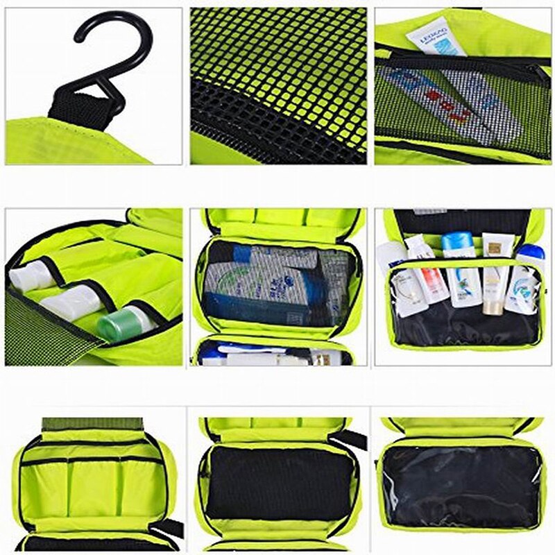 Klsyanyo Multi-funktionale Wasserdichte Kompakt Hängen Kosmetische Reisetasche Toiletry Neceser Waschen Tasche Make-Up Necessaire Organizer