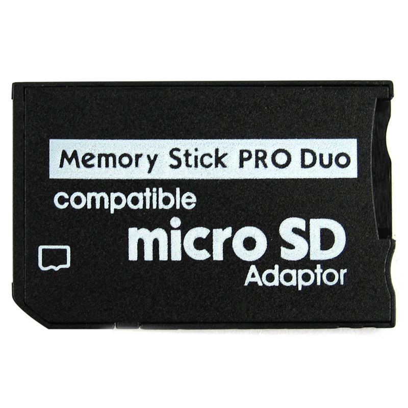 Memory Stick Pro Duo Mini MicroSD TF to MS Adapter SD SDHC Card Reader for Sony & PSP Series: Default Title