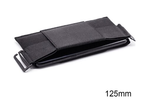 Unisex minimalistisk usynlig tegnebog unisex talje taske mini pose sikker til nøglekortelefon: S