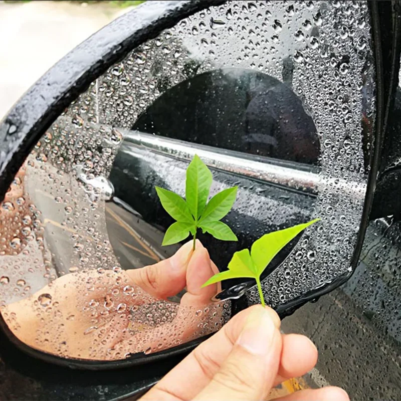 Anti Fog Car Sticker Mirror Window Clear Film Car Rearview Mirror Protective Film Waterproof Car Sticker Side Window Mirror