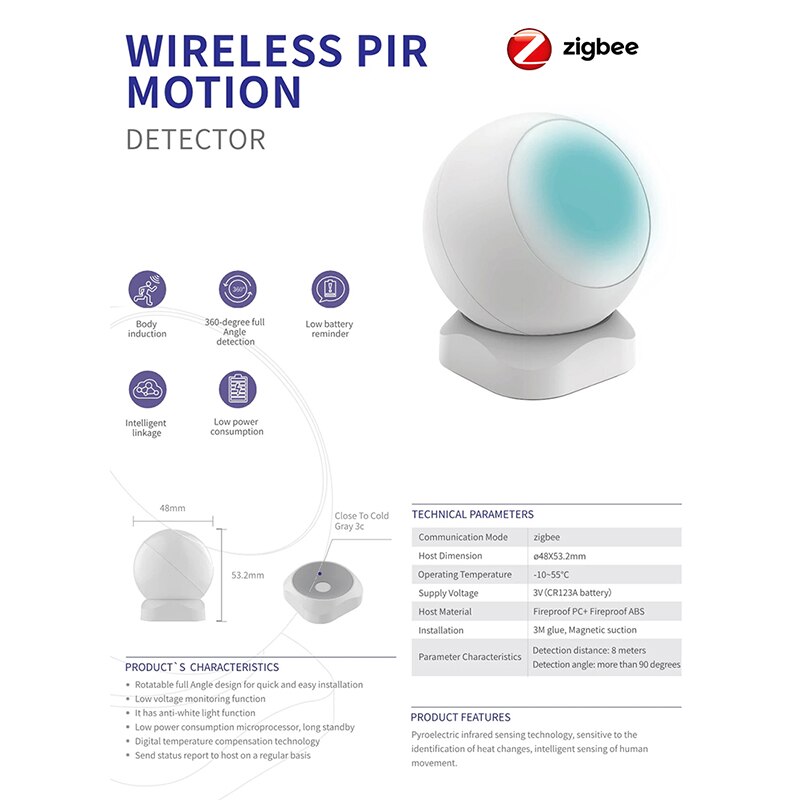 Sonoff SNZB-03 ZigBee Akıllı Hareket Sensörü Fiyatı
