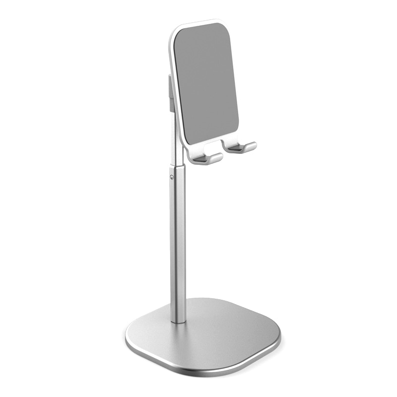 Z04-Soporte de escritorio para teléfono y tableta, soporte Universal telescópico de Metal, ángulo de altura ajustable, en vivo