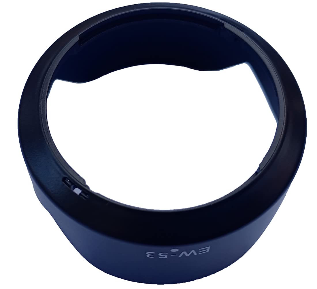 Flower Petal Bayonet Lens Hood Shade Replace EW-53 for Canon EF-M 15-45mm f/3.5-6.3 IS STM/ 15-45 mm f3.5-6.3 IS STM EW53 EW 53