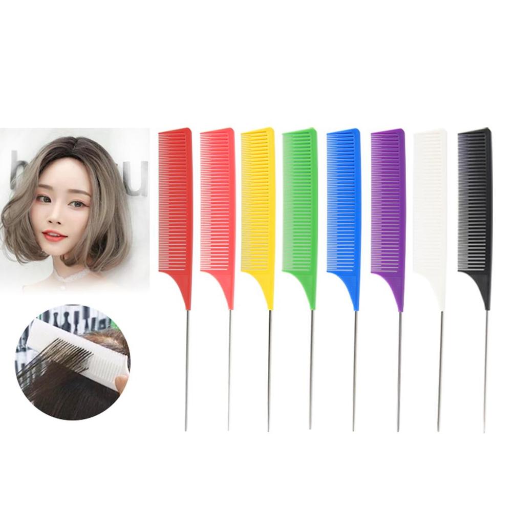 Enkelriktad vävning highlighting foliering hår kam highlight salong hår kammar hårklippning trimmer borstar