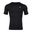 Strengere schnell trocknende laufende T-Shirt Basketball Kompression Shirt Männer schnell trocknen oben schwarz Bodybuilding Muskel Shirt trainieren Fitnessstudio: XS / Beige