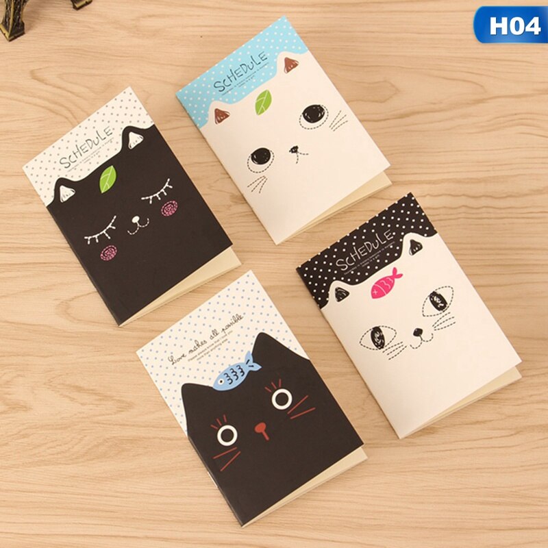 Mini Bloc de notas portátil para escuela y oficina, cuaderno Kawaii, libro de ejercicios, suministros de oficina, 1 Uds.: H04