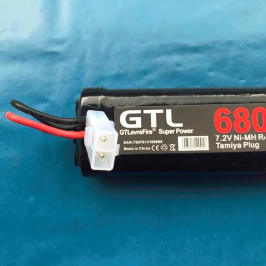 7.2V Batterij 6800Mah Nimh Batterijen Pack Voor Rc Auto Vrachtwagen Buggy Boot Tank Ni-Mh Baterias Grijs avondmaal Power