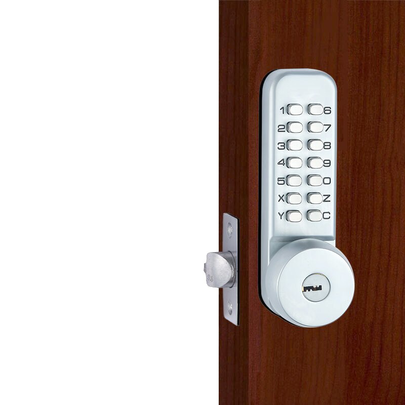 Wasserdicht Mechanische Passwort Anzahl Lock Push Button Code Lock mit schlüssel für home Apartment holz metall tür