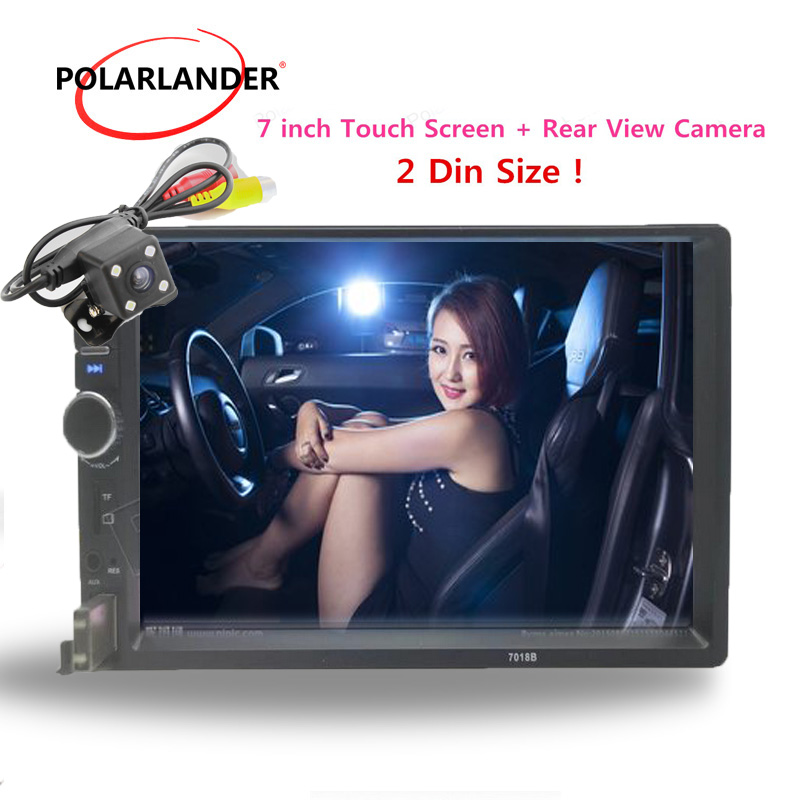 2 Din Car radio MP3 REPRODUCTOR DE PANTALLA TÁCTIL Bluetooth coche Autoradio radio Estéreo reproductor de cassette/FM/MP5/USB/AUX 7 pulgadas enlace espejo