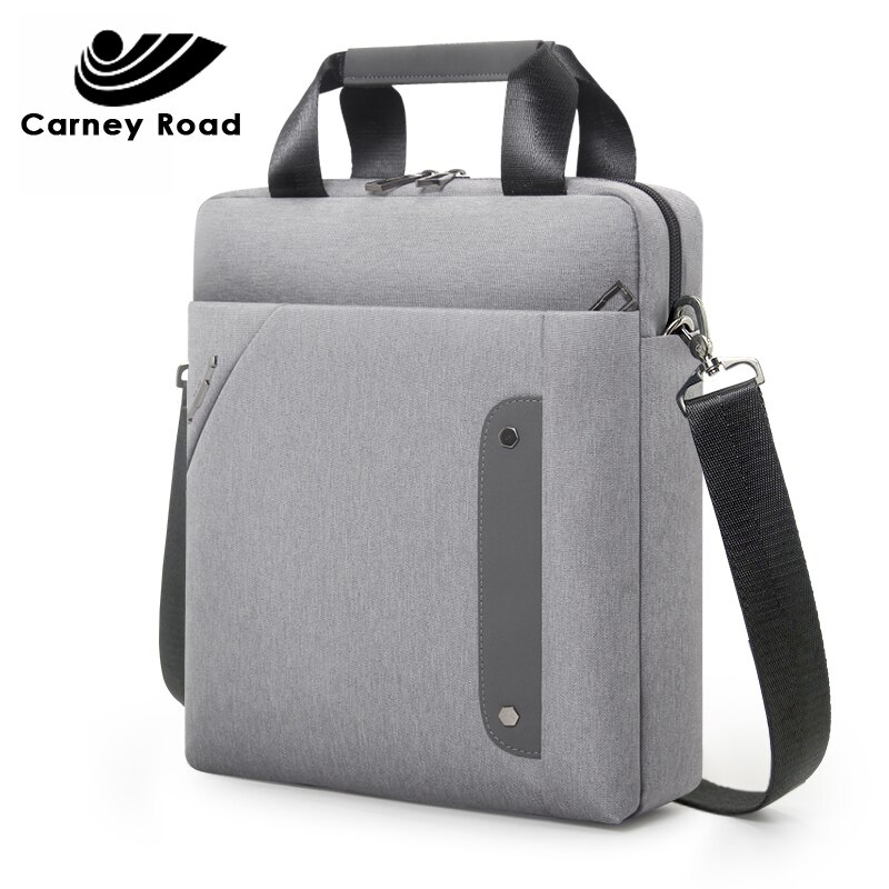 Carneyroad Business 13 Inch Ipad Mannen Messenger Bag Waterdichte Schoudertas Oxford Casual Mannen Crossbady Tas: gray