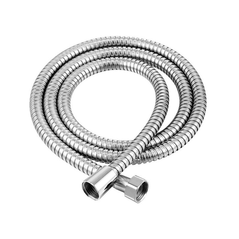 Bathroom Shower Head Stop Button High Pressure 3 Spary Setting Rainfall Jetting 360 degree Adjustable Hand Shower Head: 1.5M shower hose