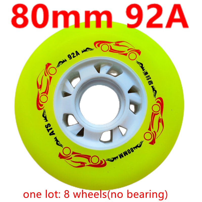 Rollrad Inline-Schlittschuh-Rad Schieberad Bremsrad 92a 72 76 80 mm Härte 92a 8 Räder/Los: violett